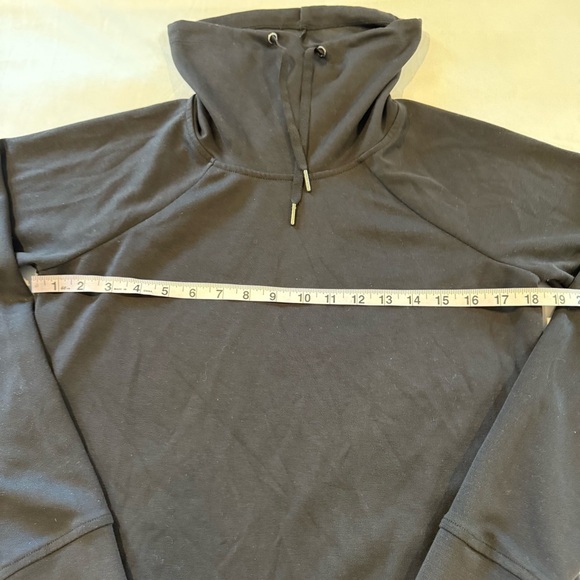 GAIAM Pullover Funnel Neck Black Long Sleeve Sweater Women’s - Picture 6 of 11